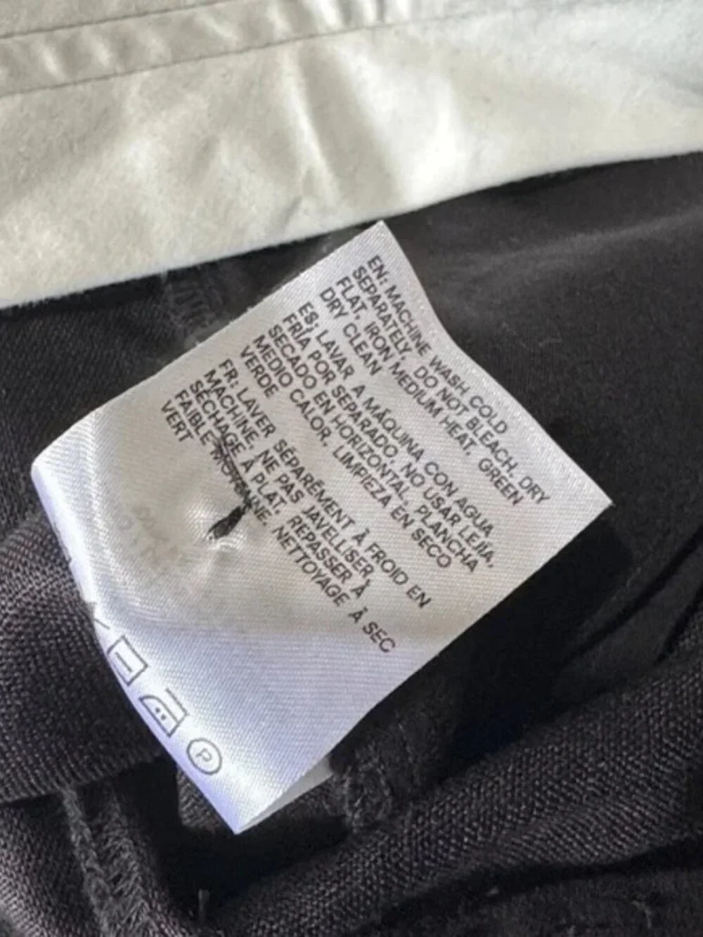 Reformation 'Alex' Black Linen Linen Pant Size 8 Petite 100% Linen